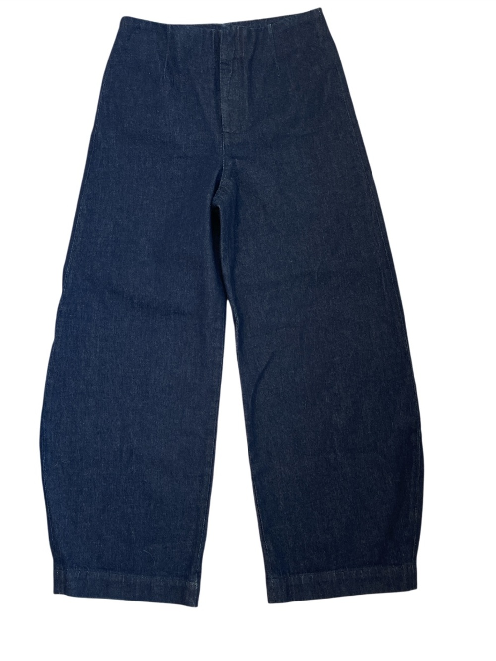 Chalk&Thread Wide Barrel Leg High Waisted European Jeans Size 27